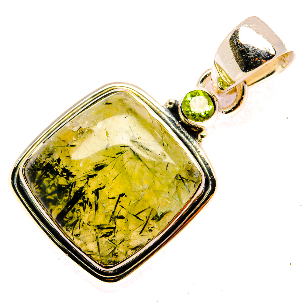 Prehnite Pendants handcrafted by Ana Silver Co - PD31049 - Photo 2