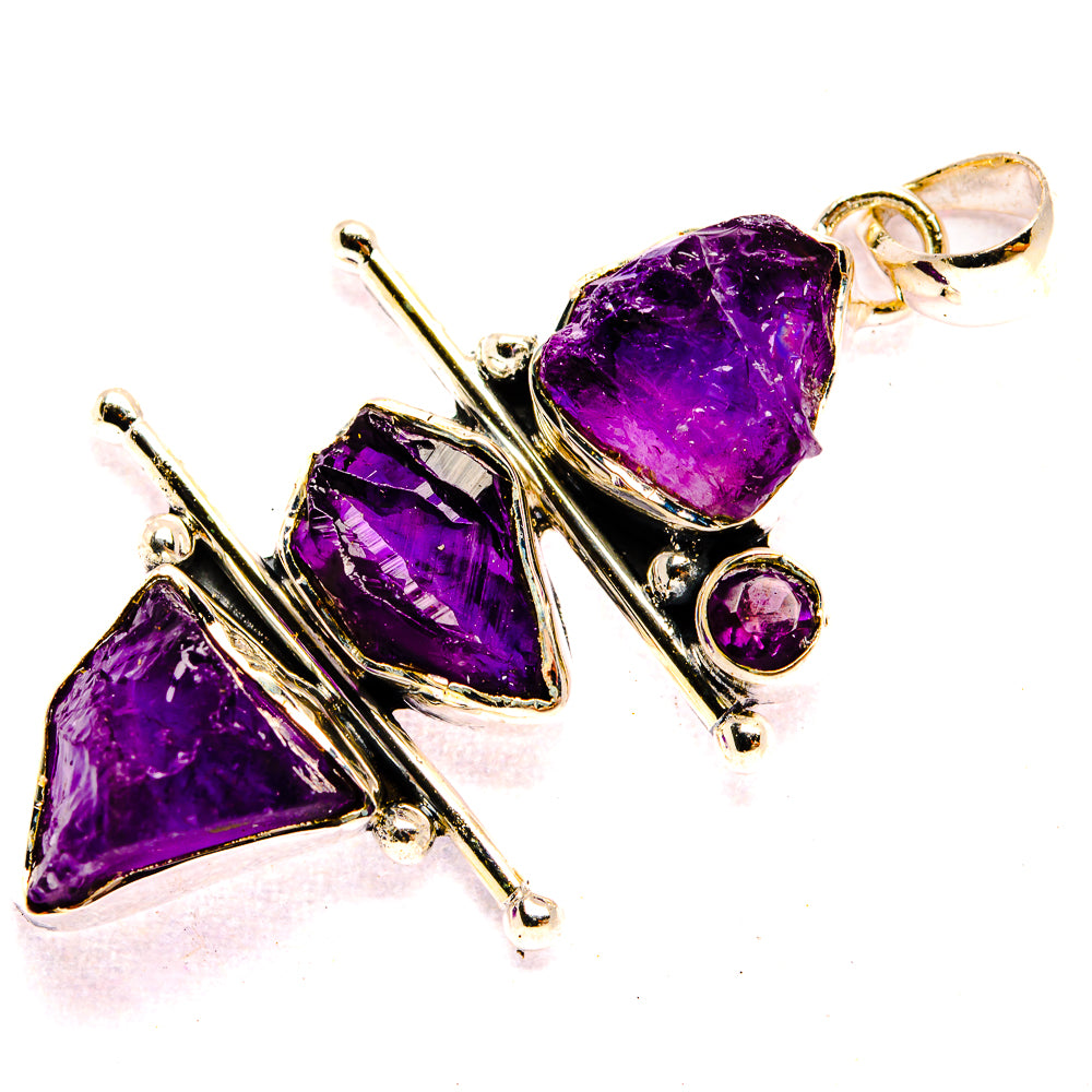 Amethyst Pendants handcrafted by Ana Silver Co - PD31050 - Photo 2
