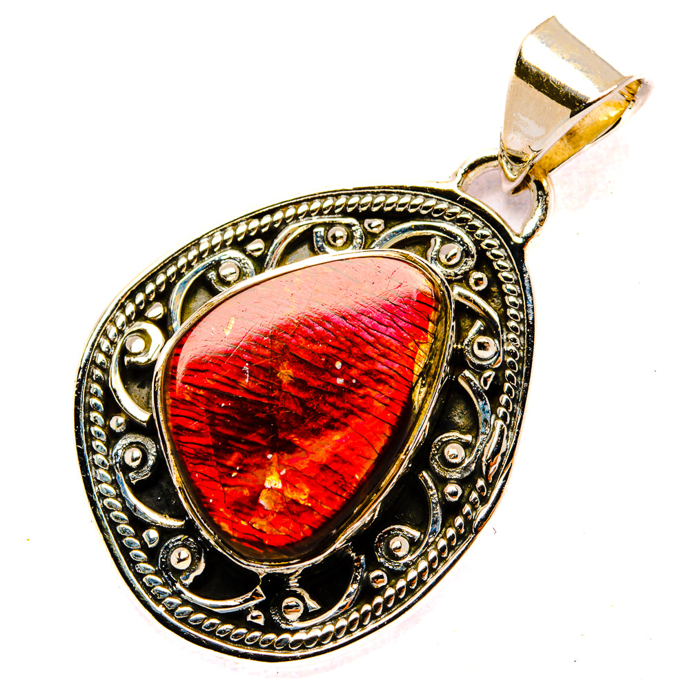 Ammolite Pendants handcrafted by Ana Silver Co - PD31053 - Photo 2