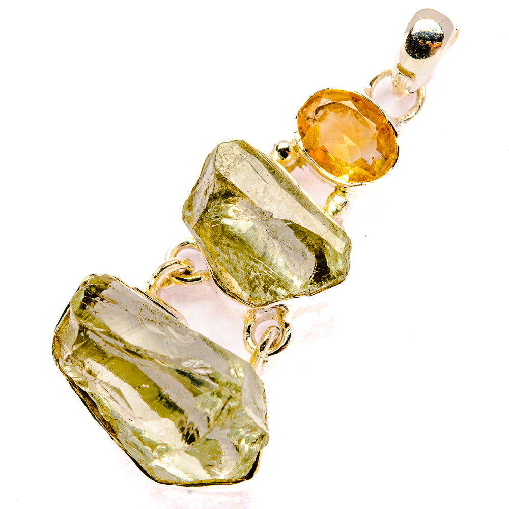 Green Amethyst Pendants handcrafted by Ana Silver Co - PD31064 - Photo 2