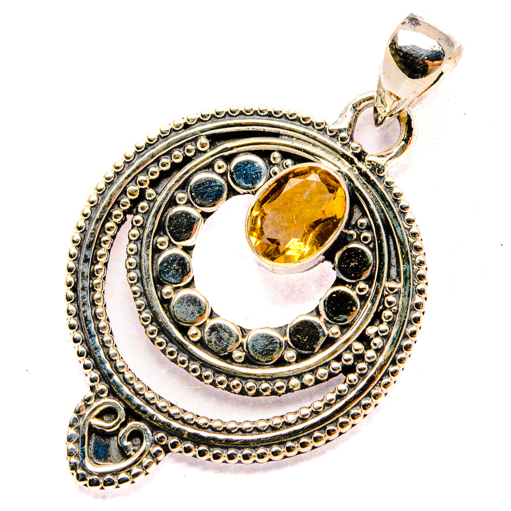 Citrine Pendants handcrafted by Ana Silver Co - PD31100 - Photo 2