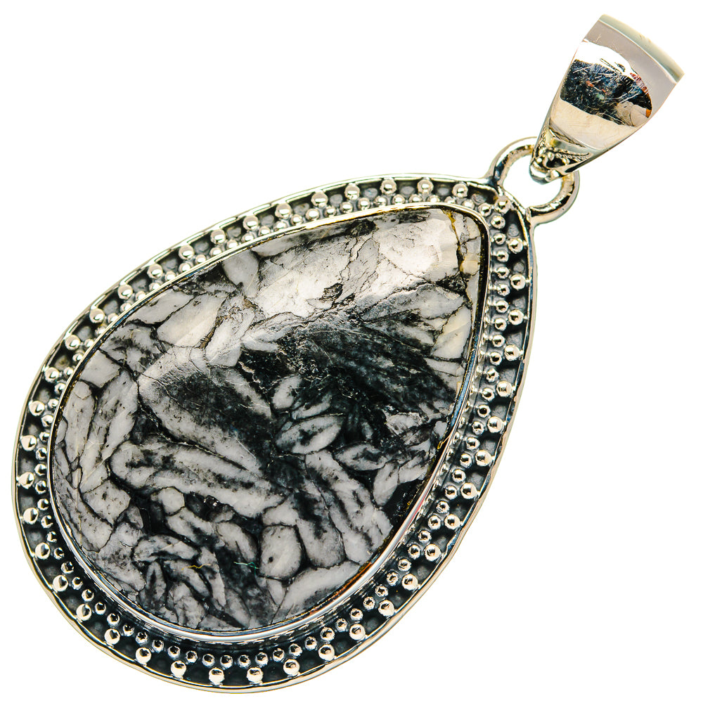 Pinolith Jasper Pendants handcrafted by Ana Silver Co - PD31116 - Photo 2