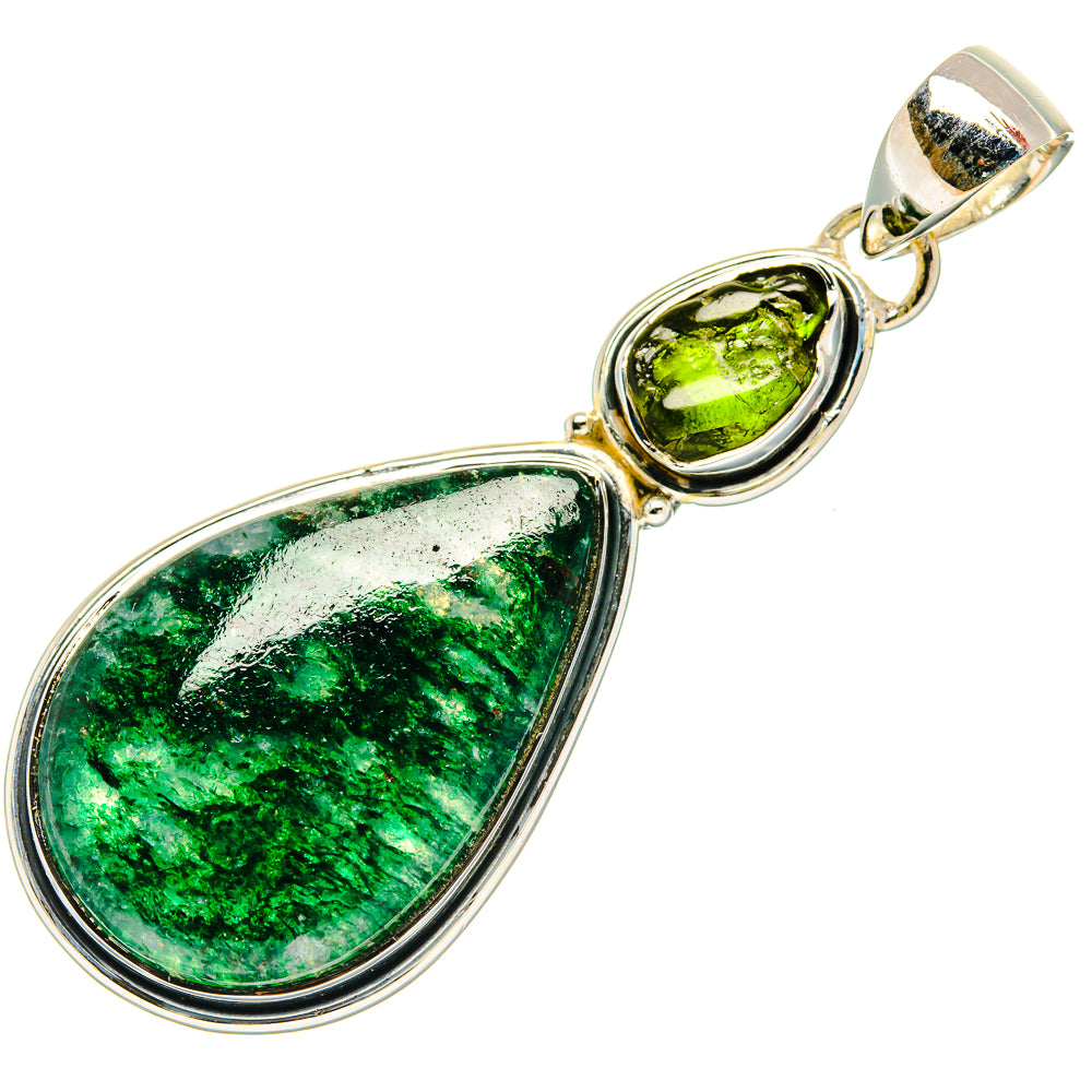 Green Aventurine Pendants handcrafted by Ana Silver Co - PD31157 - Photo 2