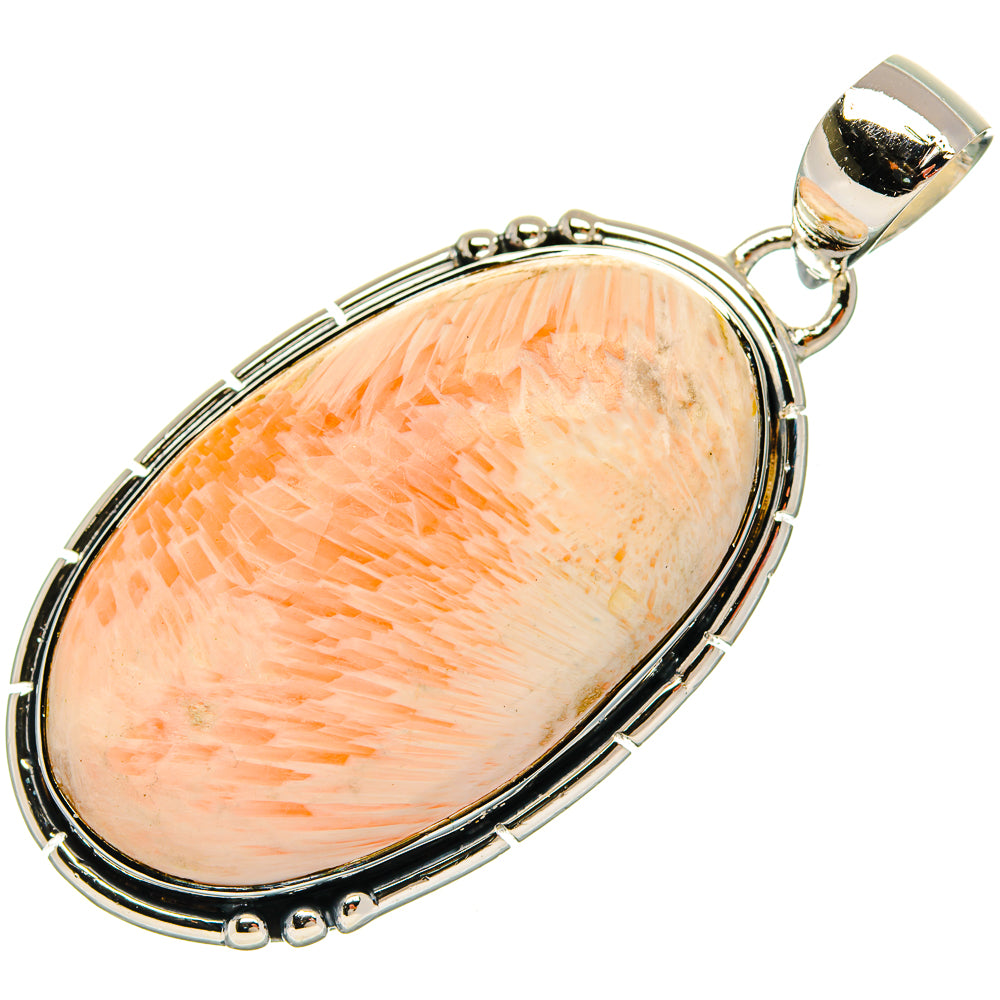 Scolecite Pendants handcrafted by Ana Silver Co - PD31161 - Photo 2