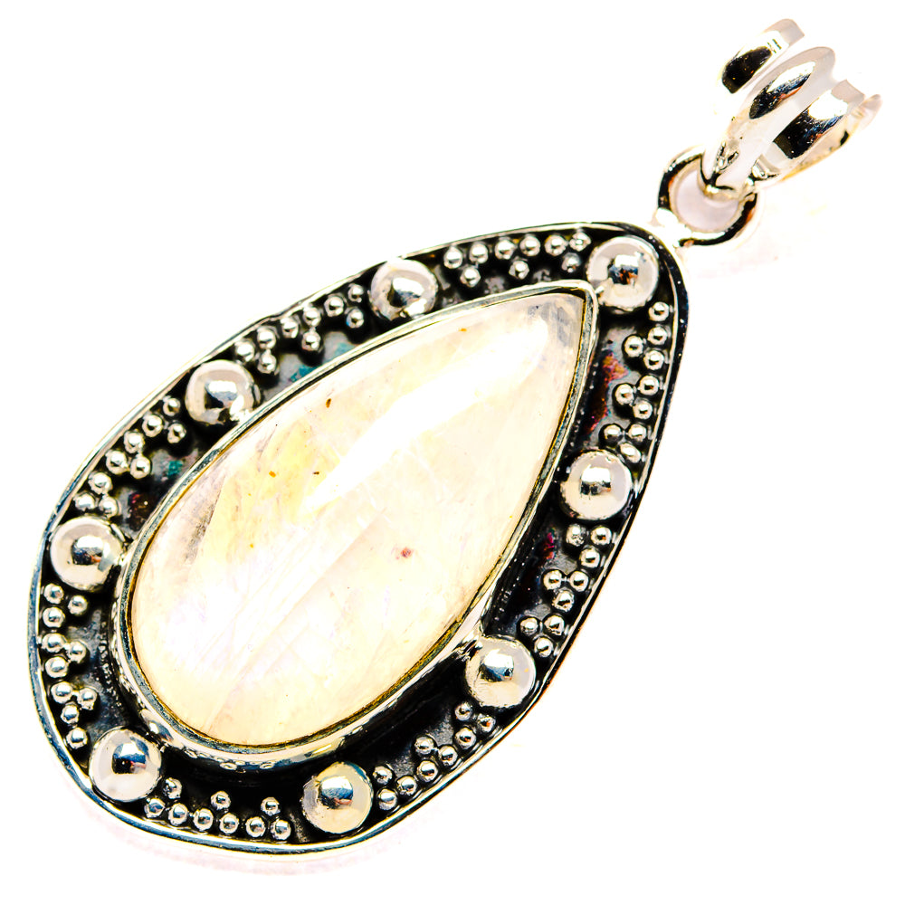 Rainbow Moonstone Pendants handcrafted by Ana Silver Co - PD31221 - Photo 2