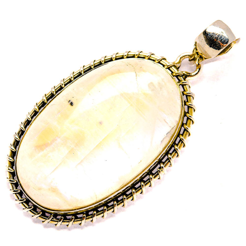 Rainbow Moonstone Pendants handcrafted by Ana Silver Co - PD31225 - Photo 2