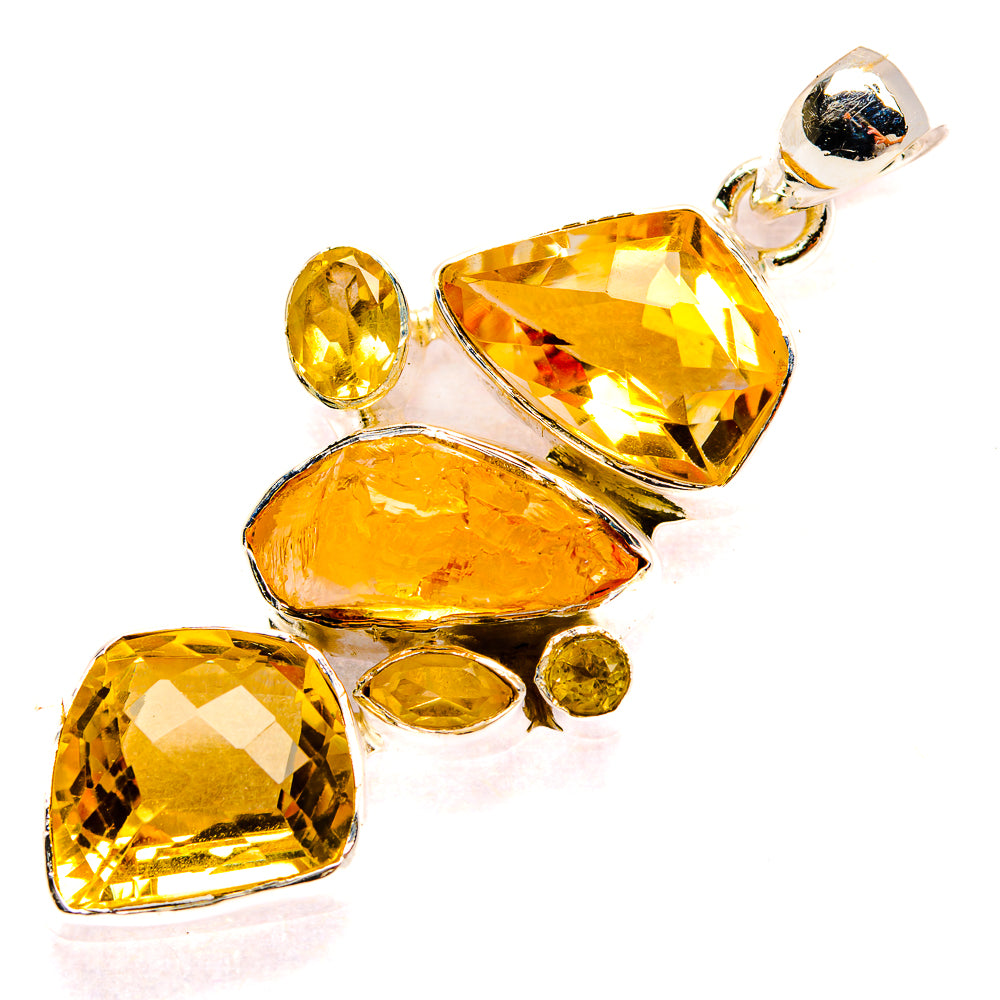 Citrine Pendants handcrafted by Ana Silver Co - PD31232 - Photo 2