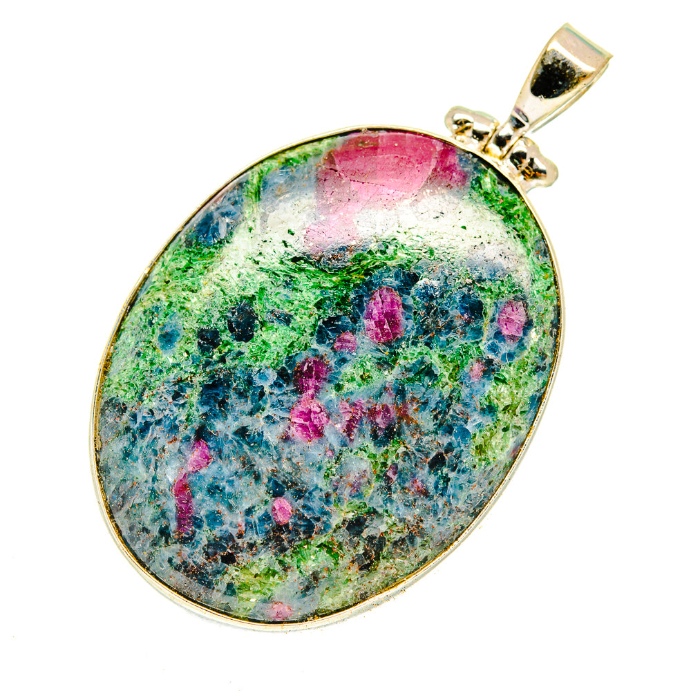 Ruby Fuchsite Pendants handcrafted by Ana Silver Co - PD3127
