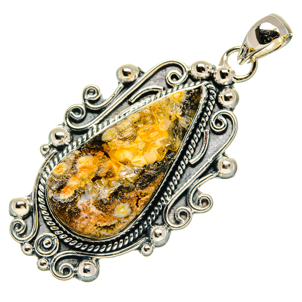 Poppy Jasper Pendants handcrafted by Ana Silver Co - PD31298 - Photo 2