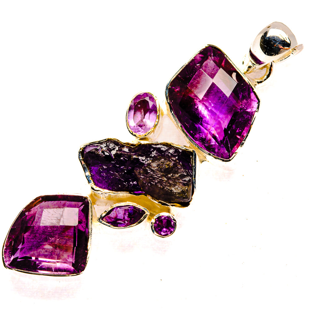 Amethyst Pendants handcrafted by Ana Silver Co - PD31360 - Photo 2