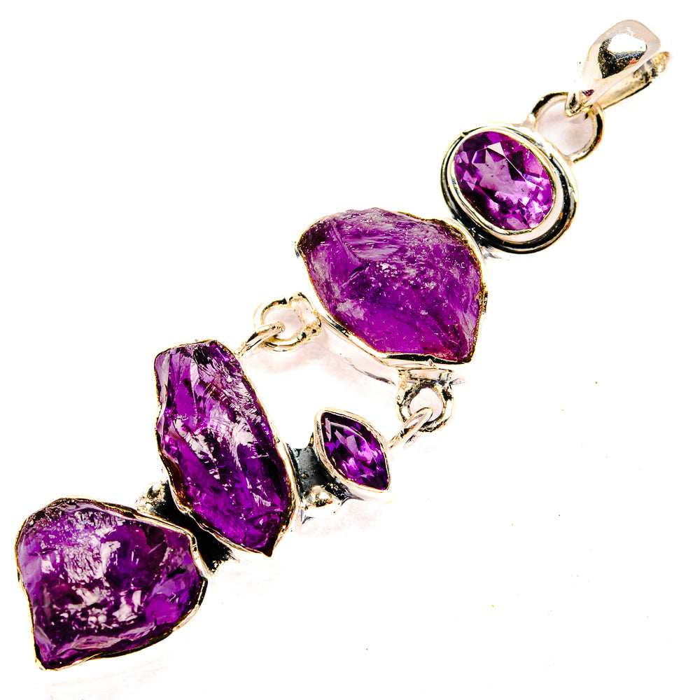 Amethyst Pendants handcrafted by Ana Silver Co - PD31372 - Photo 2