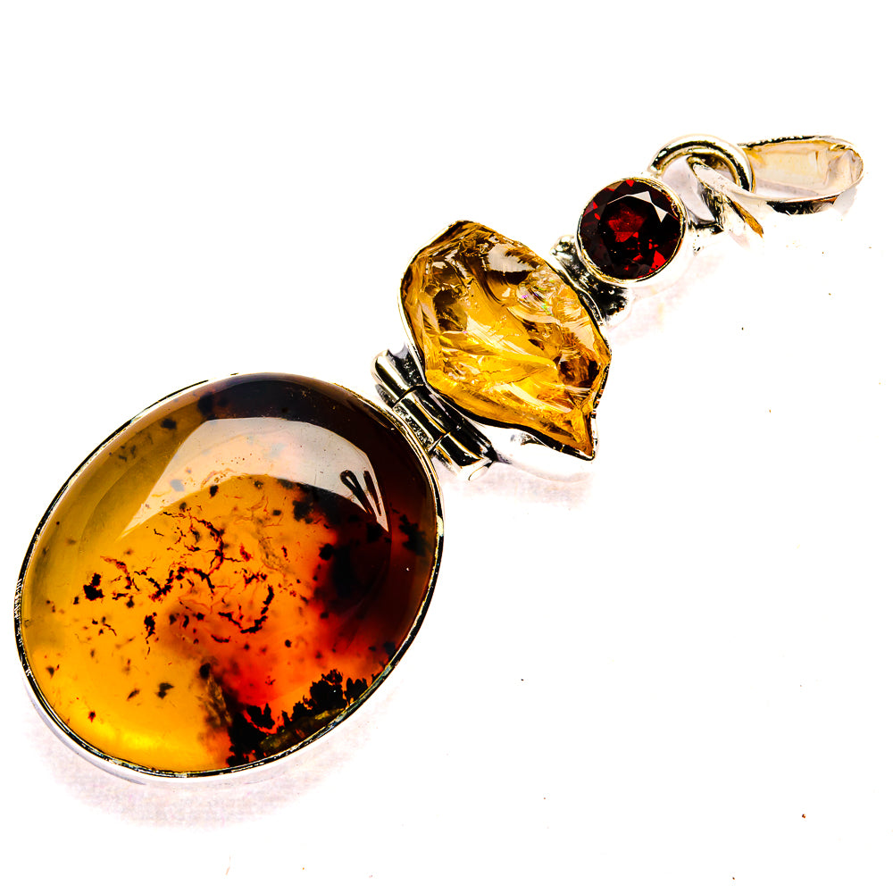 Montana Agate Pendants handcrafted by Ana Silver Co - PD31392 - Photo 2