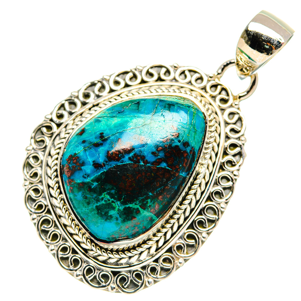 Shattuckite Pendants handcrafted by Ana Silver Co - PD31441 - Photo 2