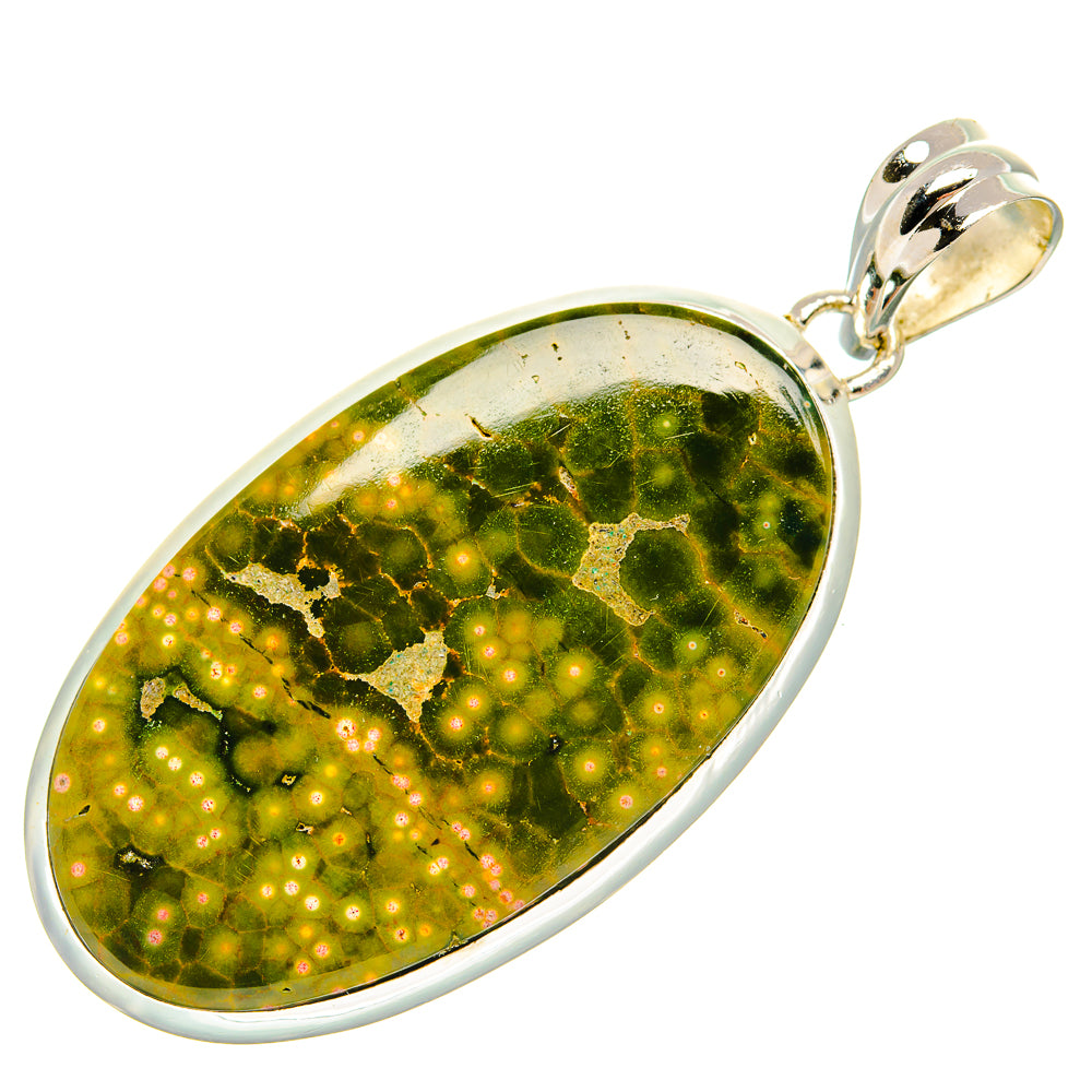 Ocean Jasper Pendants handcrafted by Ana Silver Co - PD31485 - Photo 2