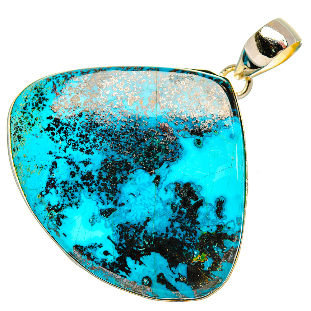 Shattuckite Pendants handcrafted by Ana Silver Co - PD31492 - Photo 2