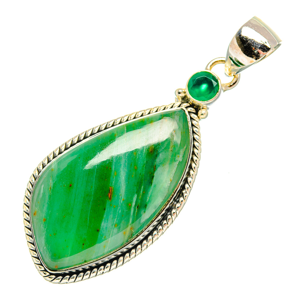 Aquaprase Pendants handcrafted by Ana Silver Co - PD31494 - Photo 2