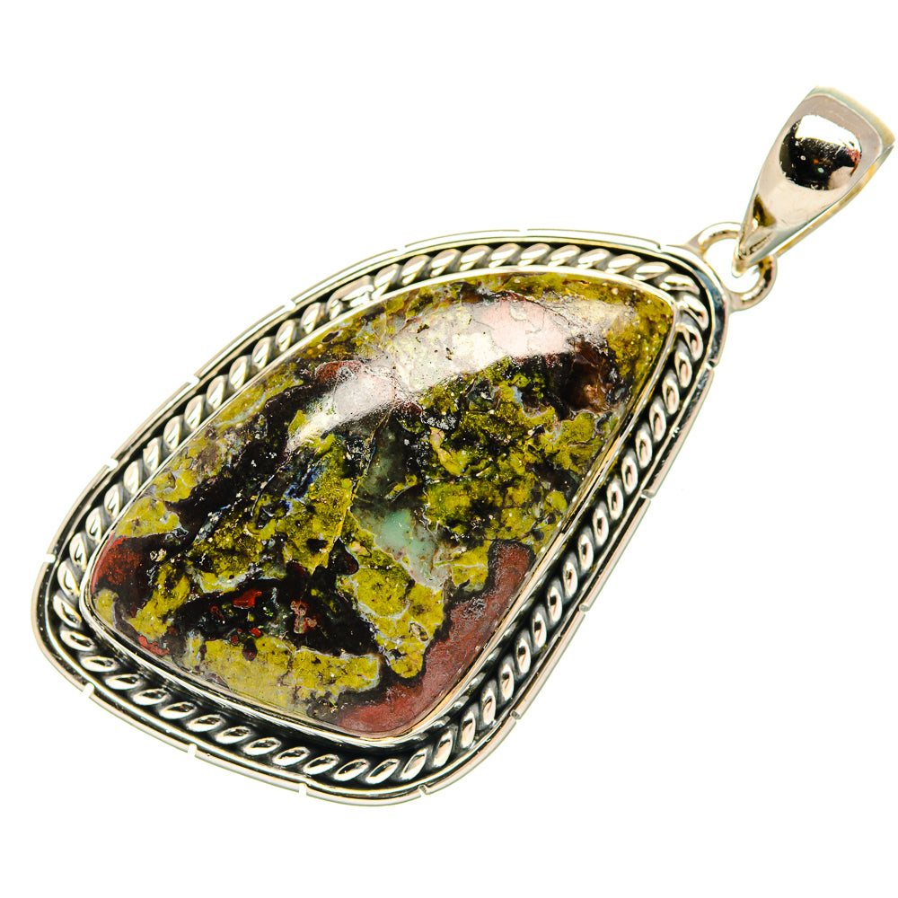 Dragon's Blood Stone Pendants handcrafted by Ana Silver Co - PD31498 - Photo 2