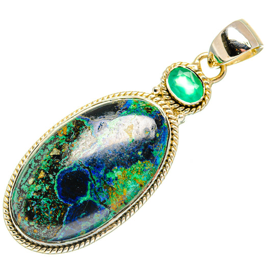 Coconut Geode Slice Pendants handcrafted by Ana Silver Co - PD31502 - Photo 2