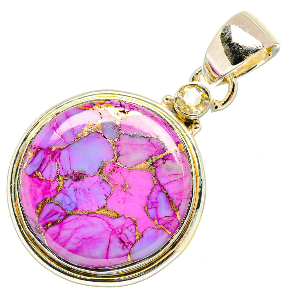 Rhodochrosite Pendants handcrafted by Ana Silver Co - PD31507 - Photo 2