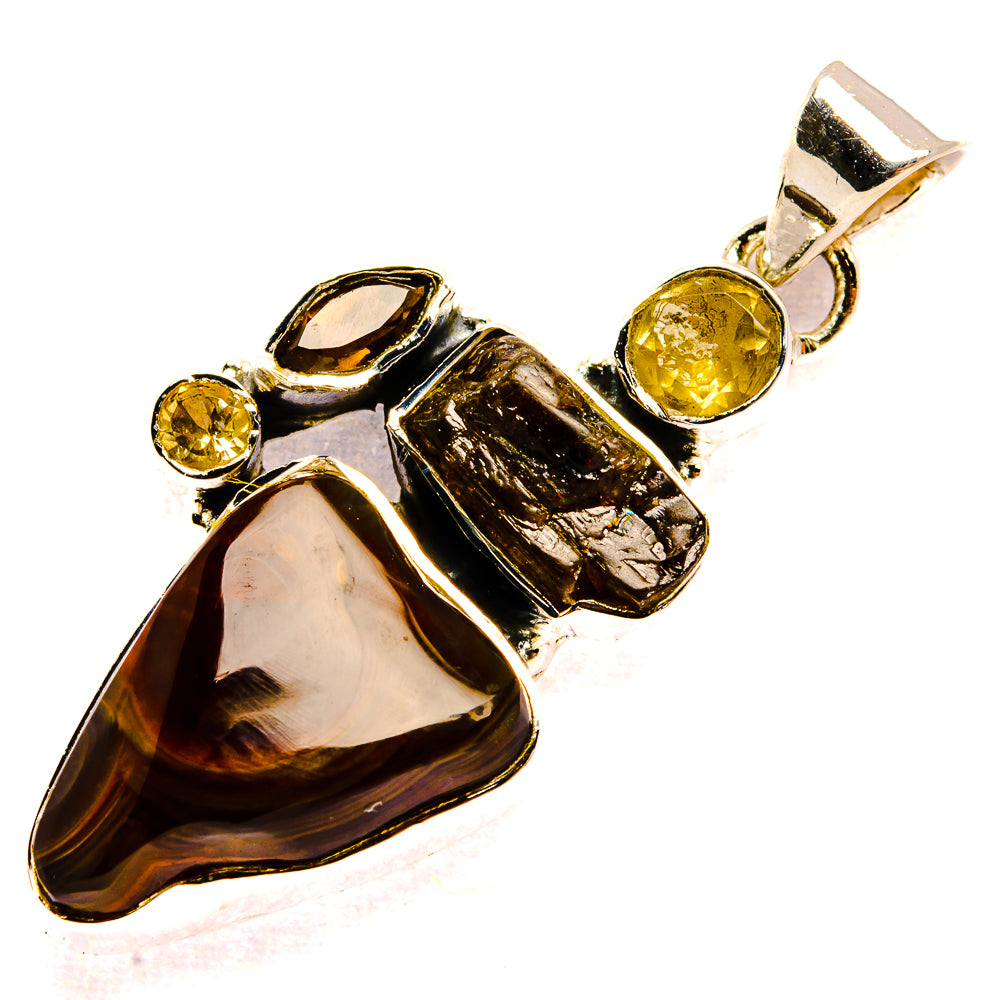 Green Jasper Pendants handcrafted by Ana Silver Co - PD31595 - Photo 2