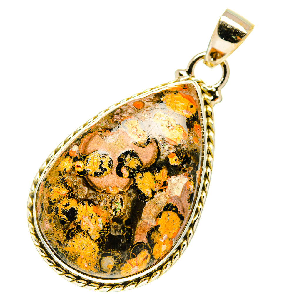 Poppy Jasper Pendants handcrafted by Ana Silver Co - PD3161