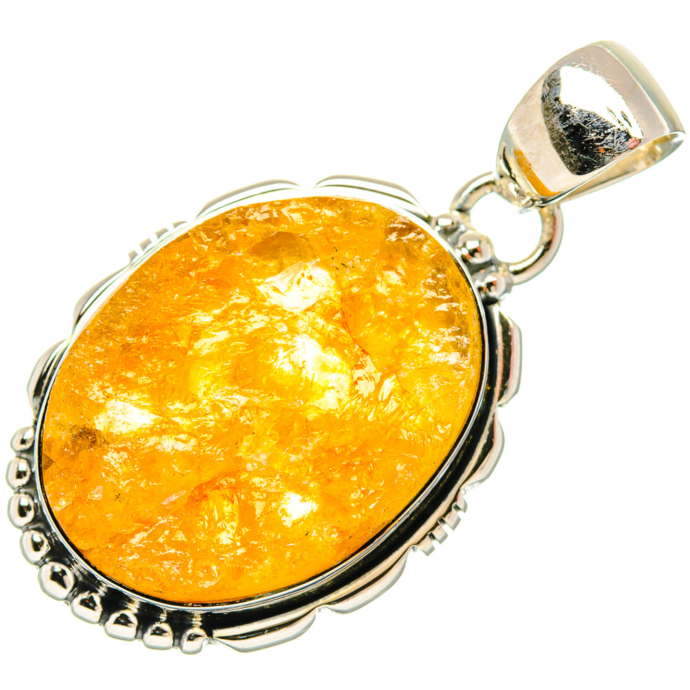 Lemon Chrysoprase Pendants handcrafted by Ana Silver Co - PD31708 - Photo 2