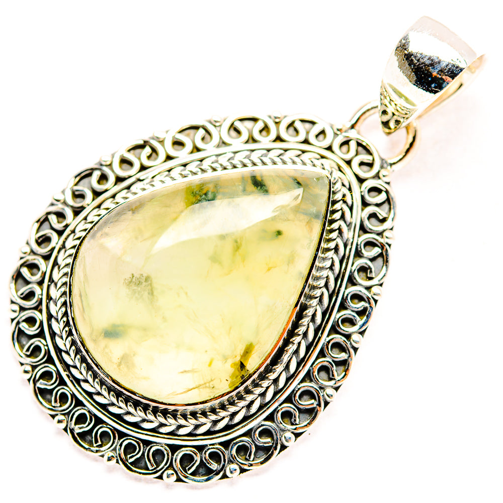 Prehnite Pendants handcrafted by Ana Silver Co - PD31879 - Photo 2