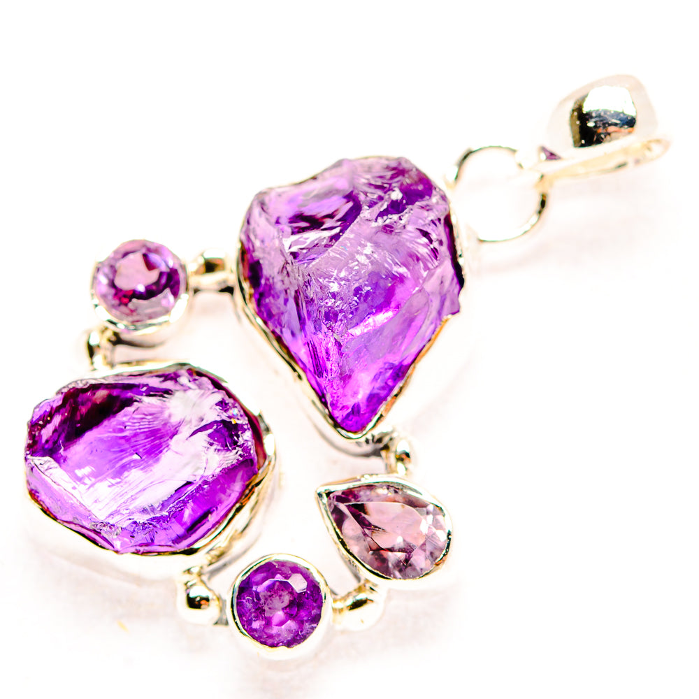 Amethyst Pendants handcrafted by Ana Silver Co - PD31893 - Photo 2