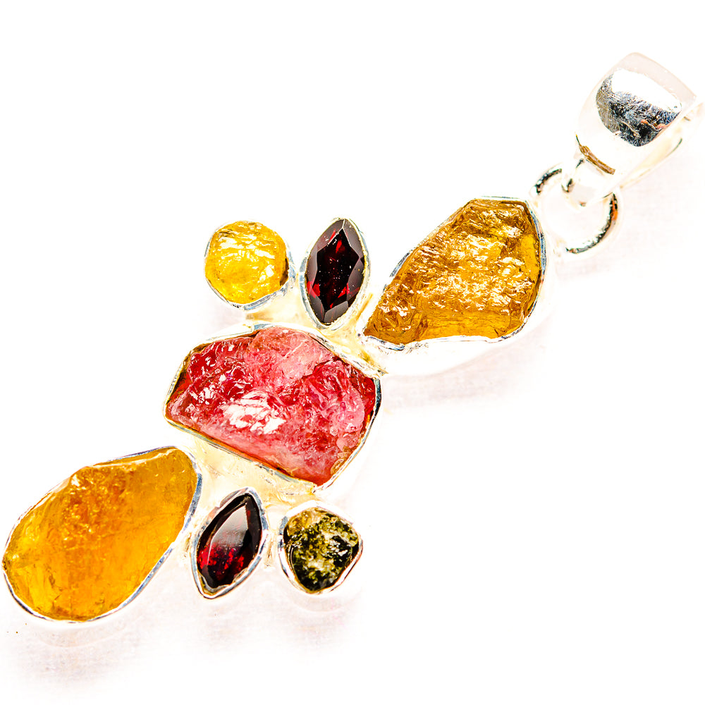 Tourmaline Pendants handcrafted by Ana Silver Co - PD31910 - Photo 2