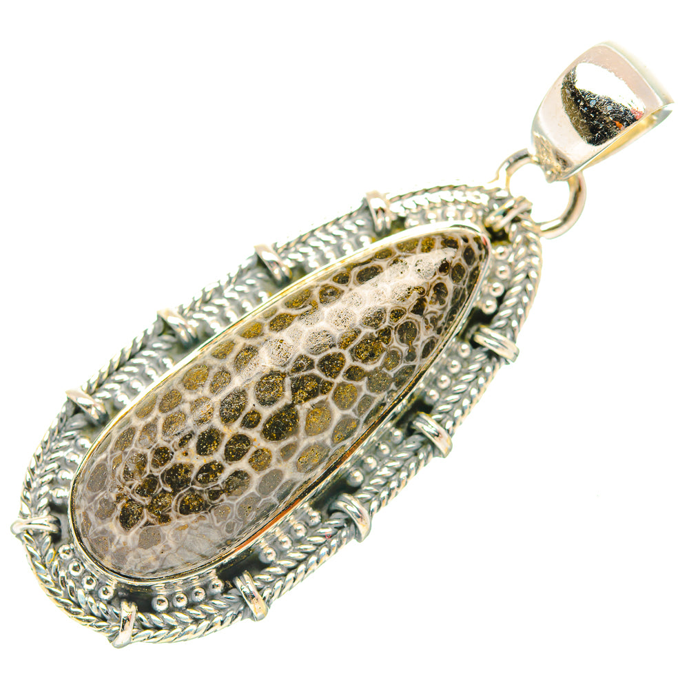 Stingray Coral Pendants handcrafted by Ana Silver Co - PD31968 - Photo 2