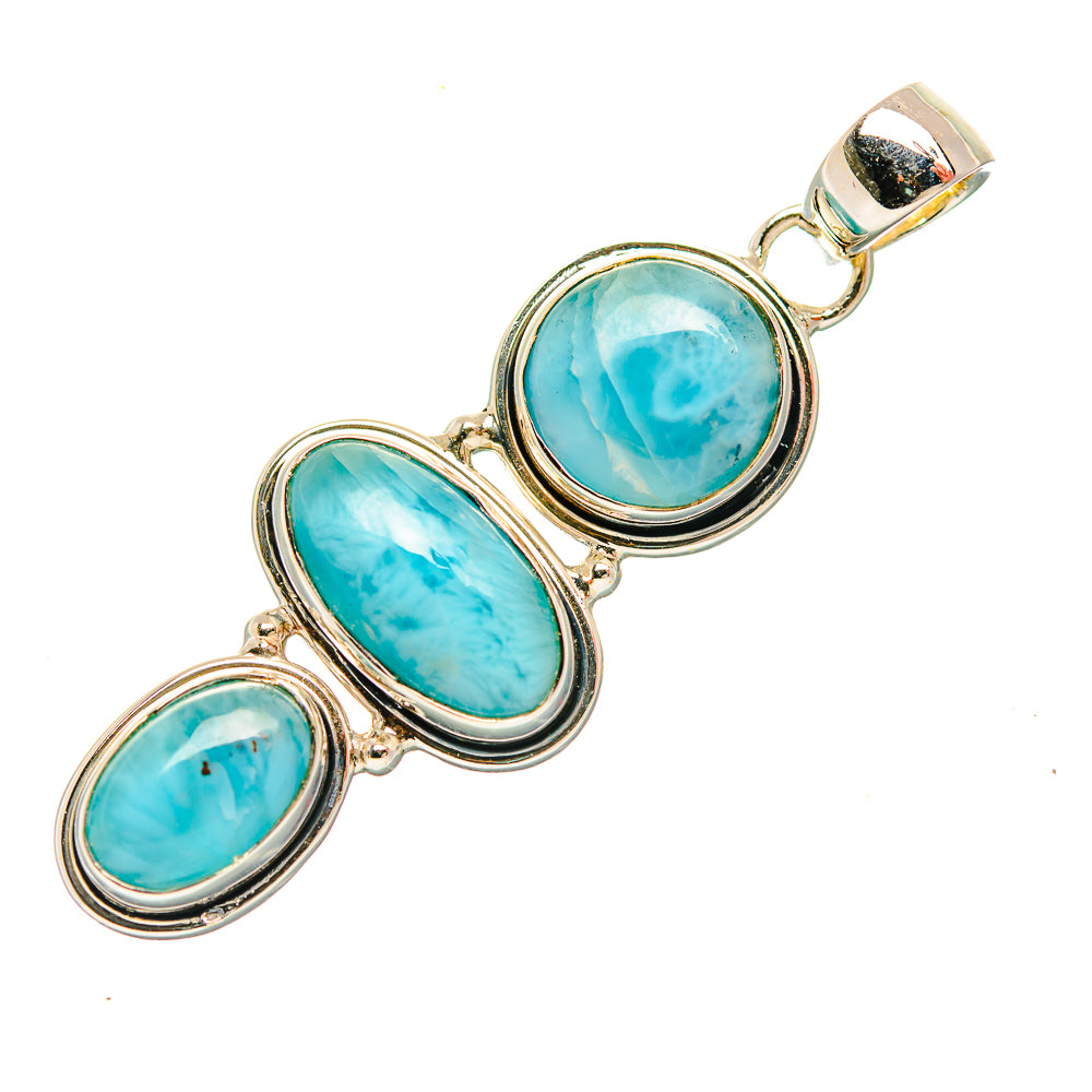 Larimar Pendants handcrafted by Ana Silver Co - PD32029 - Photo 2