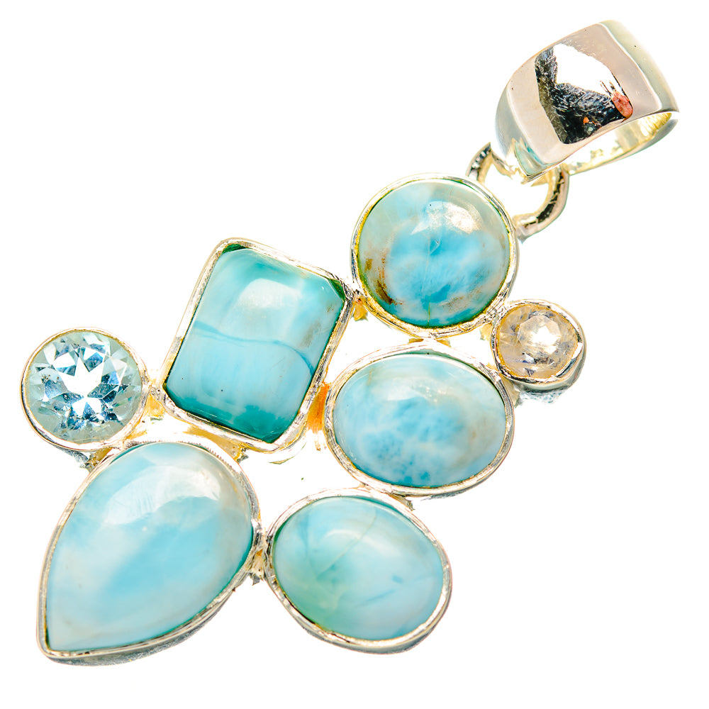 Larimar Pendants handcrafted by Ana Silver Co - PD32049 - Photo 2