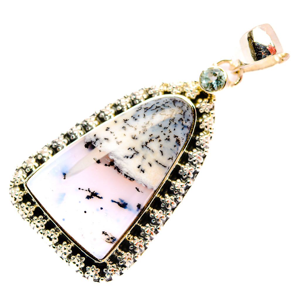 Dendritic Opal Pendants handcrafted by Ana Silver Co - PD32055 - Photo 2