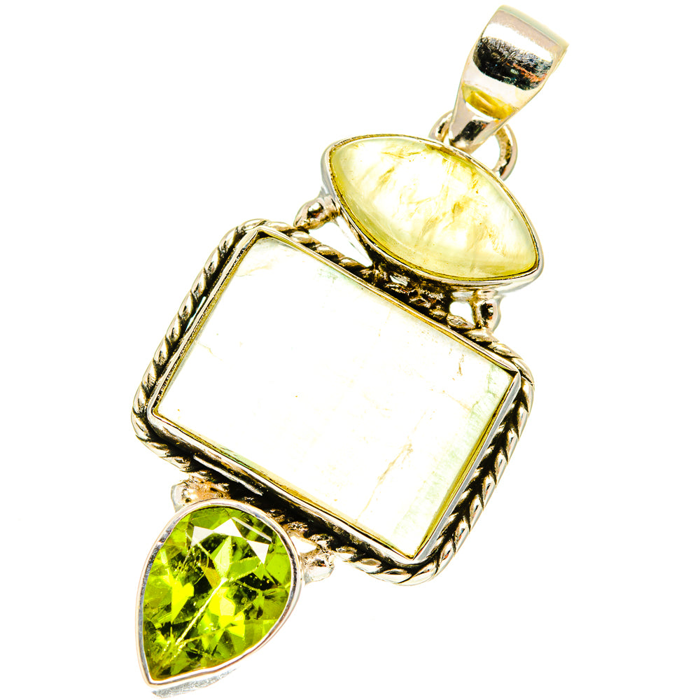 Green Fluorite Pendants handcrafted by Ana Silver Co - PD3207
