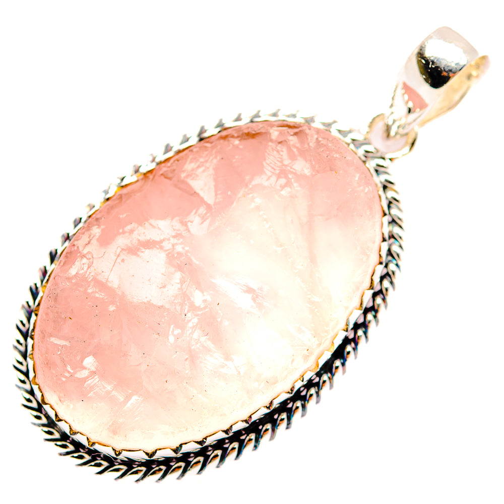 Rose Quartz Pendants handcrafted by Ana Silver Co - PD32070 - Photo 2