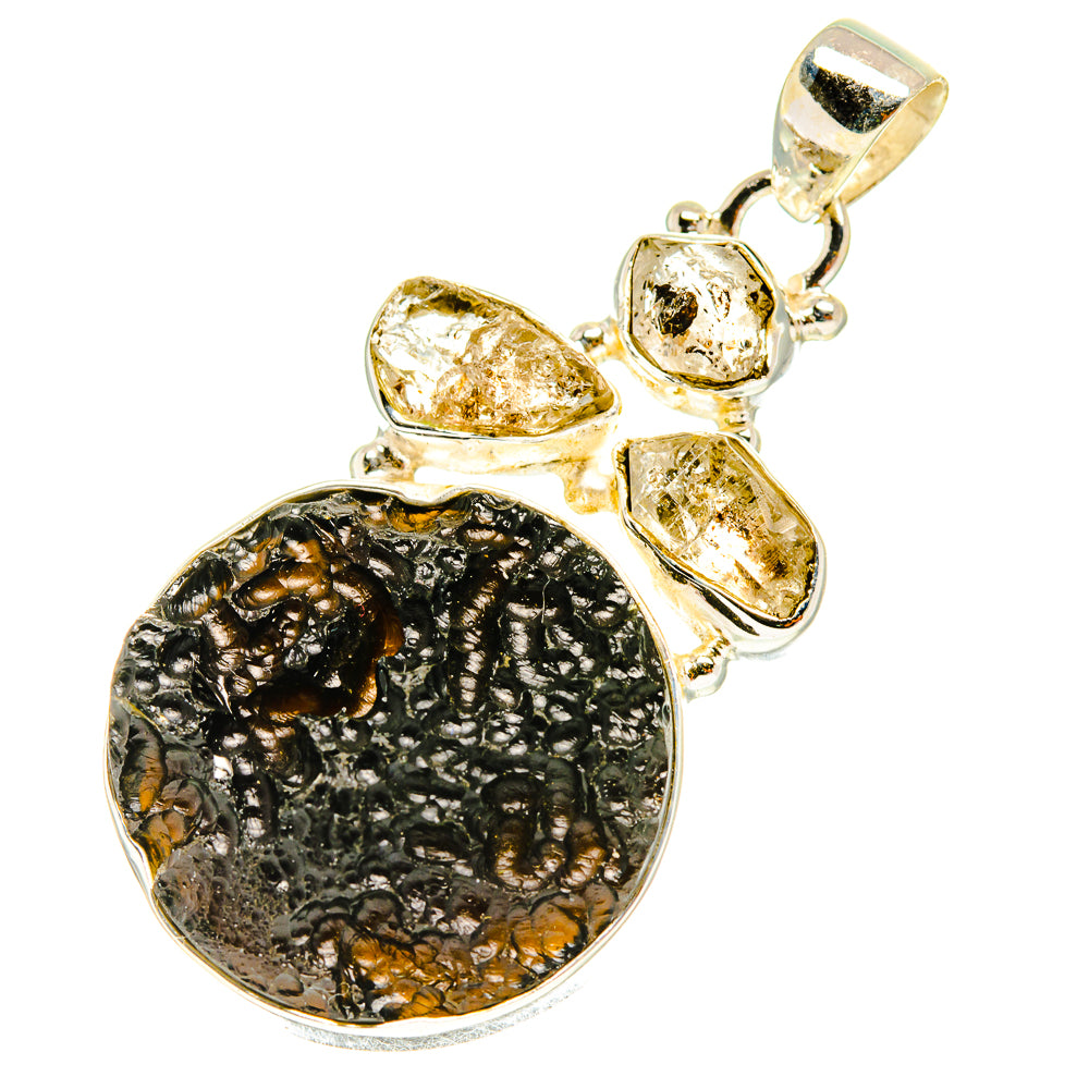 Tektite Pendants handcrafted by Ana Silver Co - PD3208