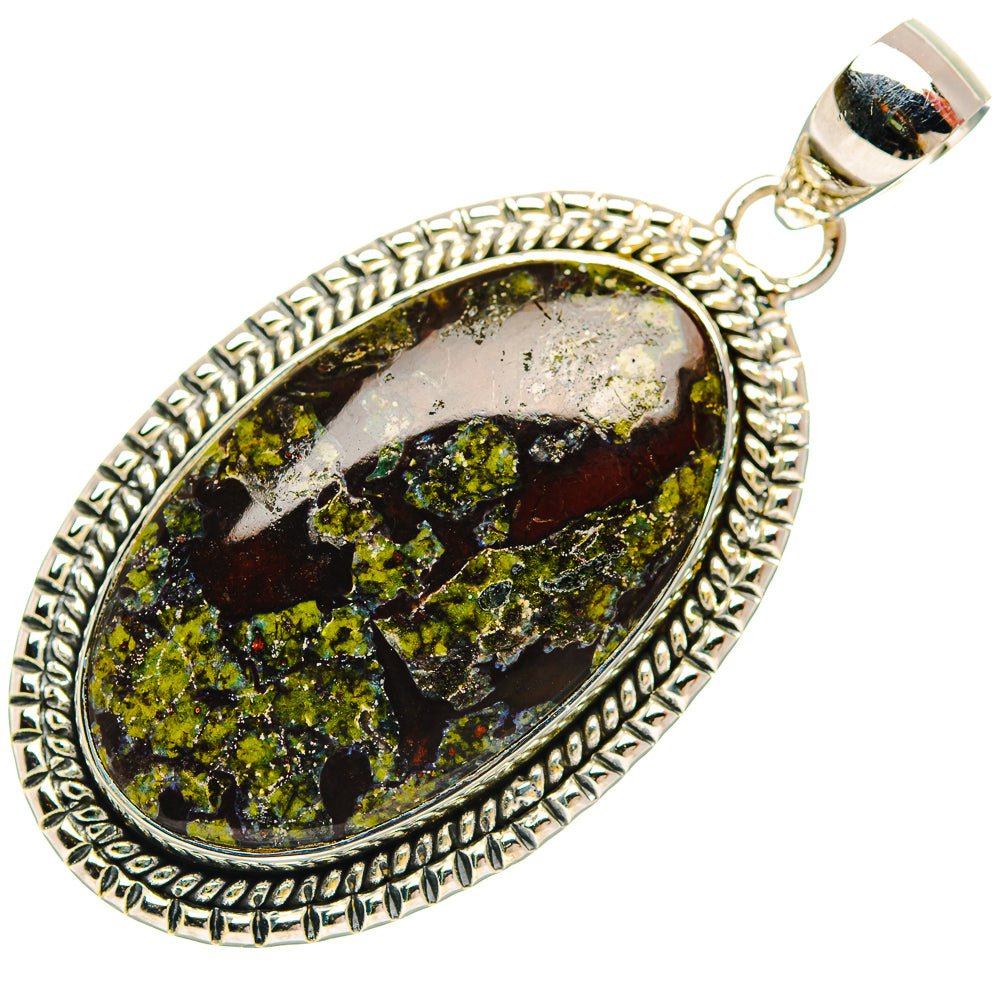 Dragon's Blood Stone Pendants handcrafted by Ana Silver Co - PD32080 - Photo 2