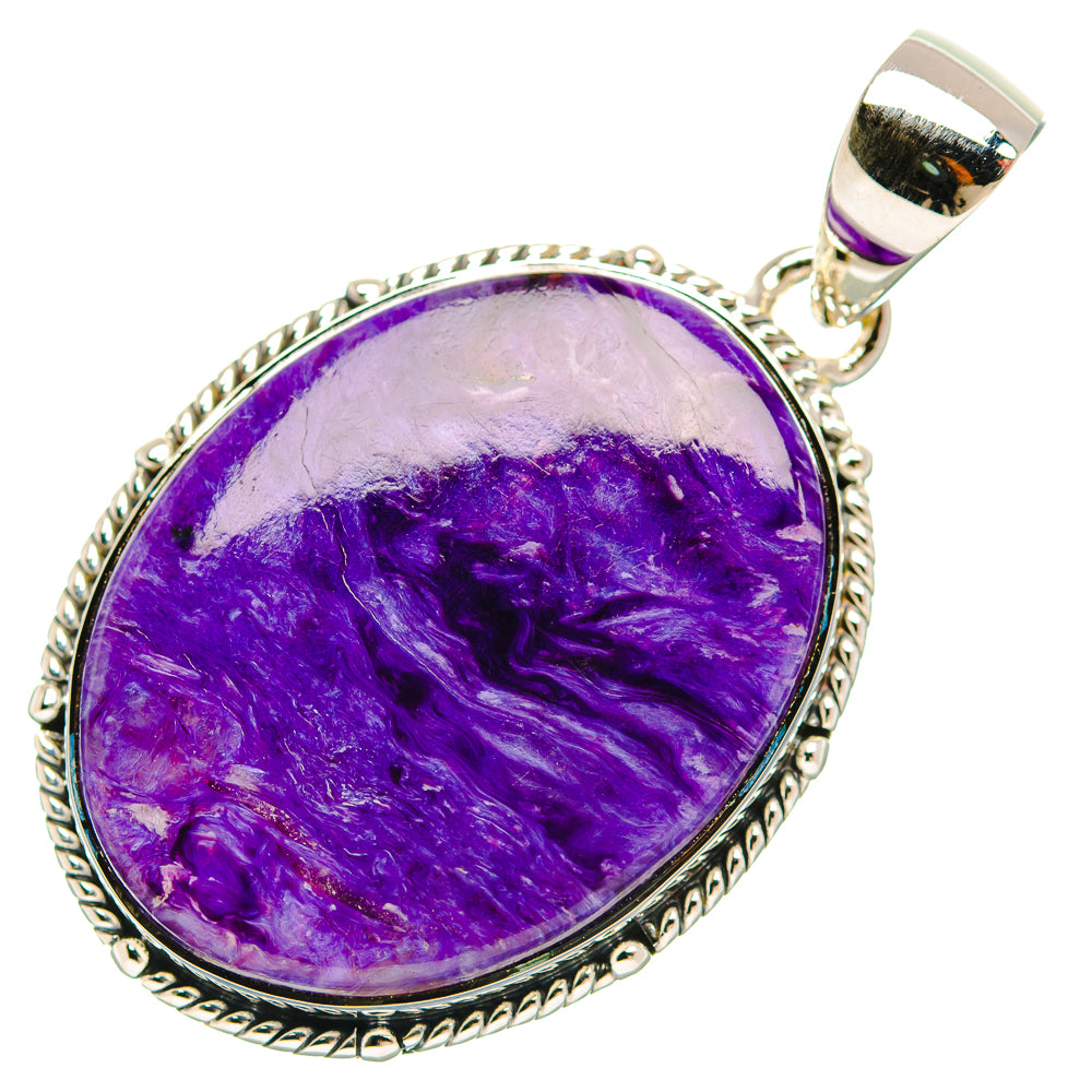 Charoite Pendants handcrafted by Ana Silver Co - PD32083 - Photo 2