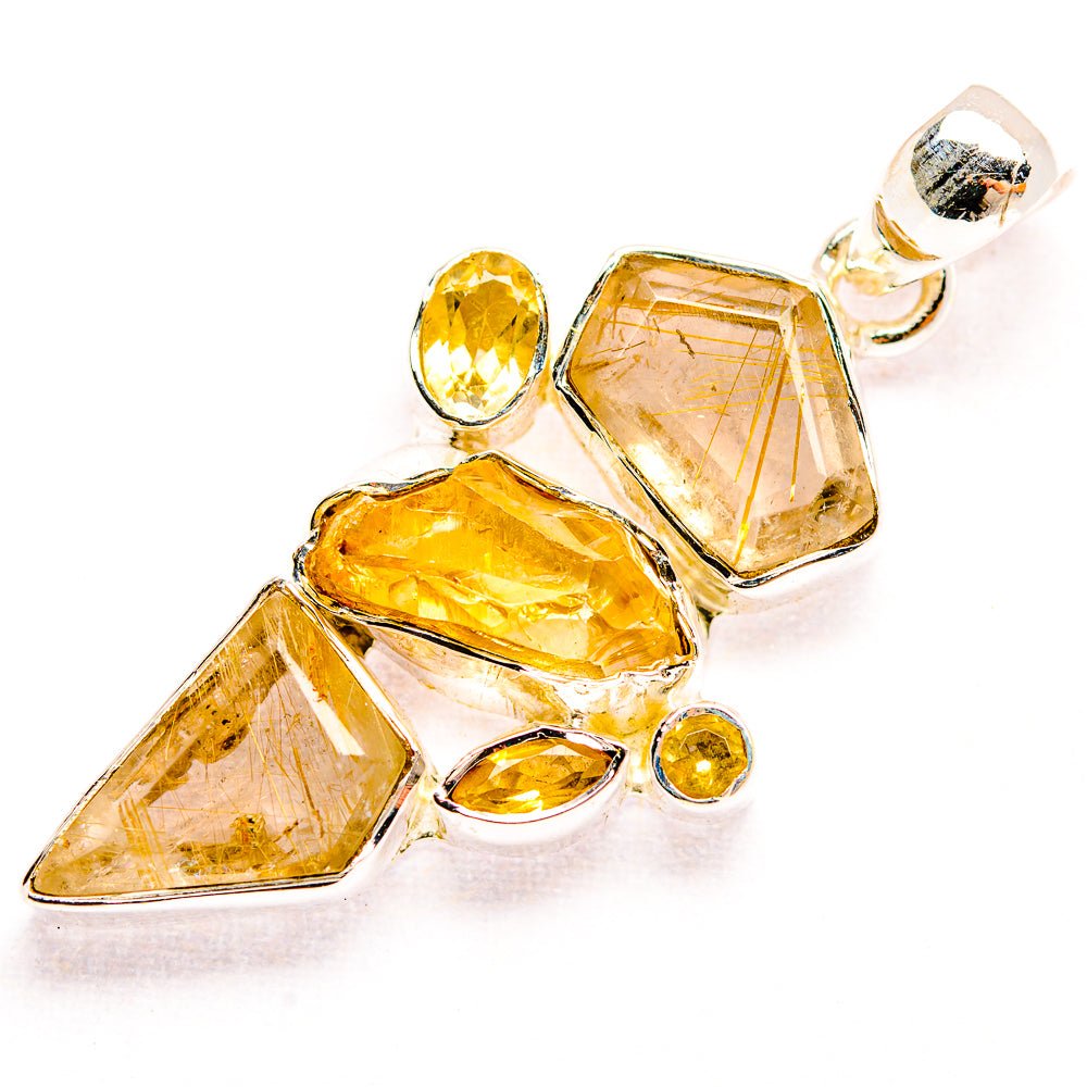 Citrine Pendants handcrafted by Ana Silver Co - PD32153 - Photo 2