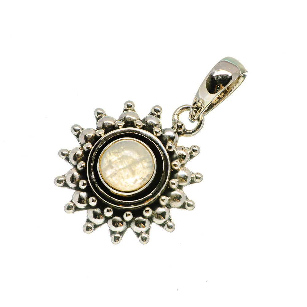Rainbow Moonstone Pendants handcrafted by Ana Silver Co - PD731613