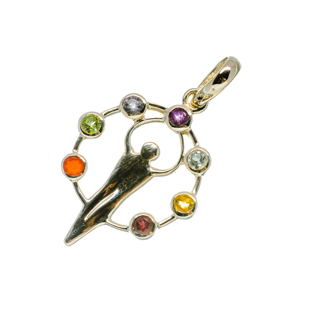 Multi-Stone Chakra Pendants handcrafted by Ana Silver Co - PD731677