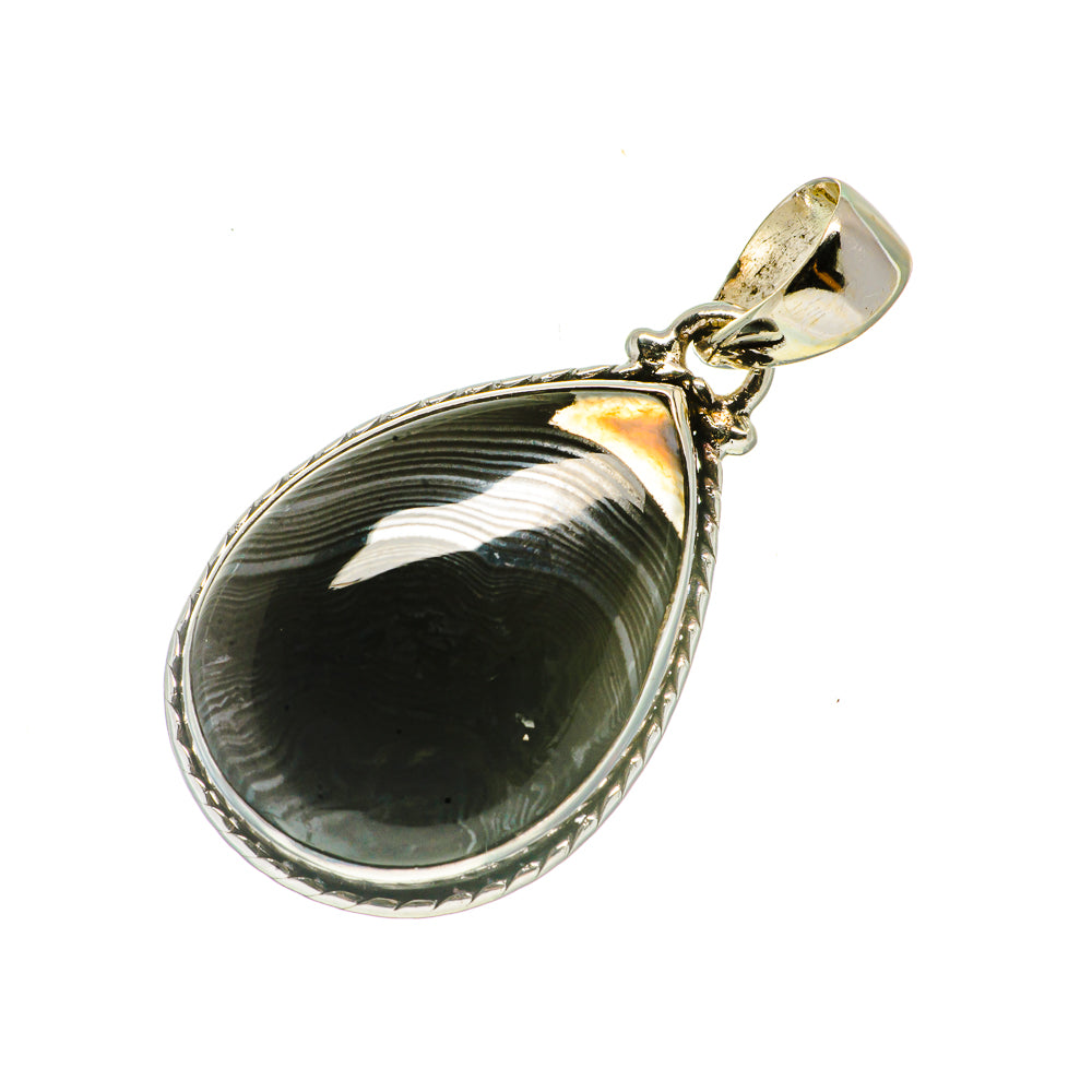 Psilomelane Pendants handcrafted by Ana Silver Co - PD731758