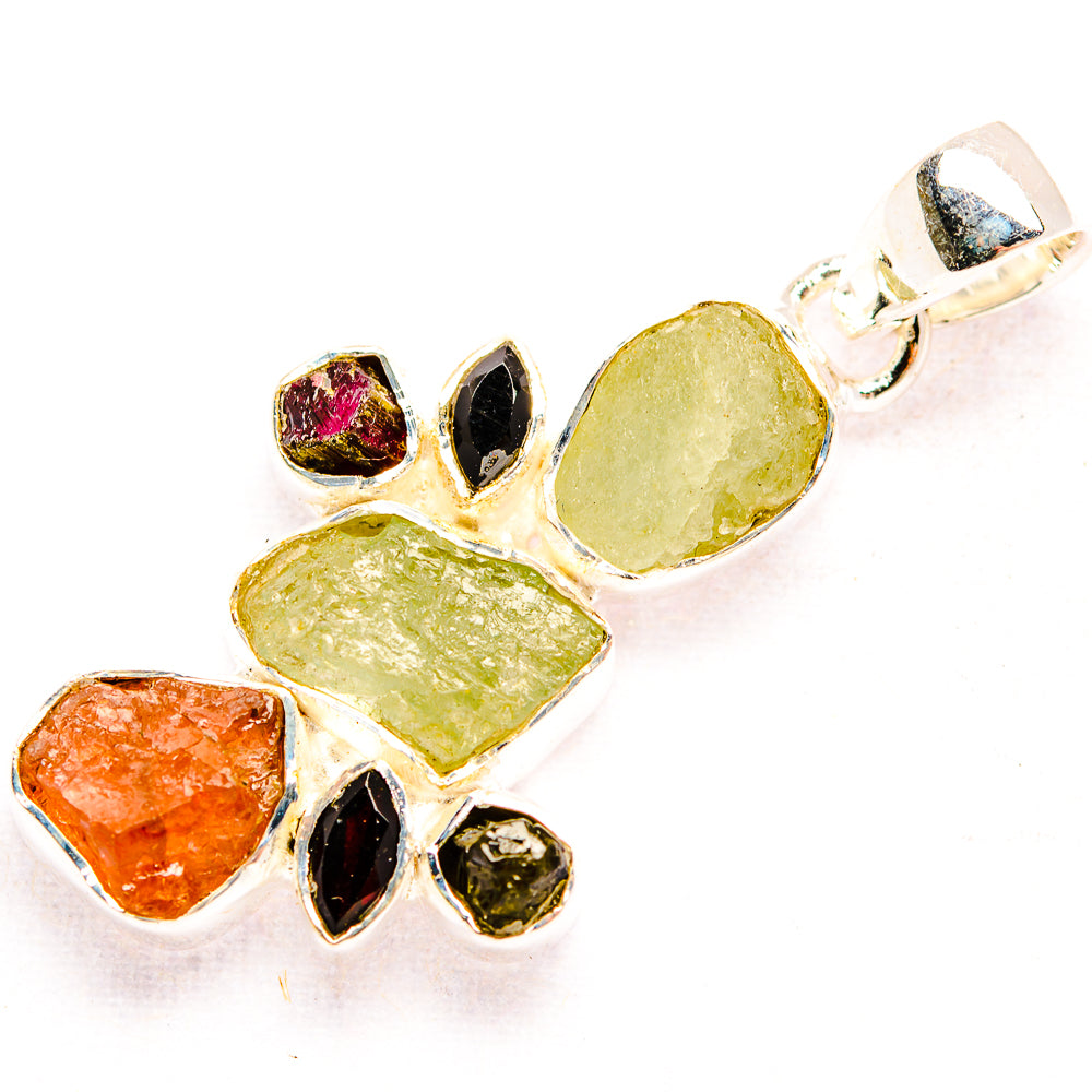 Tourmaline Pendants handcrafted by Ana Silver Co - PD32186 - Photo 2