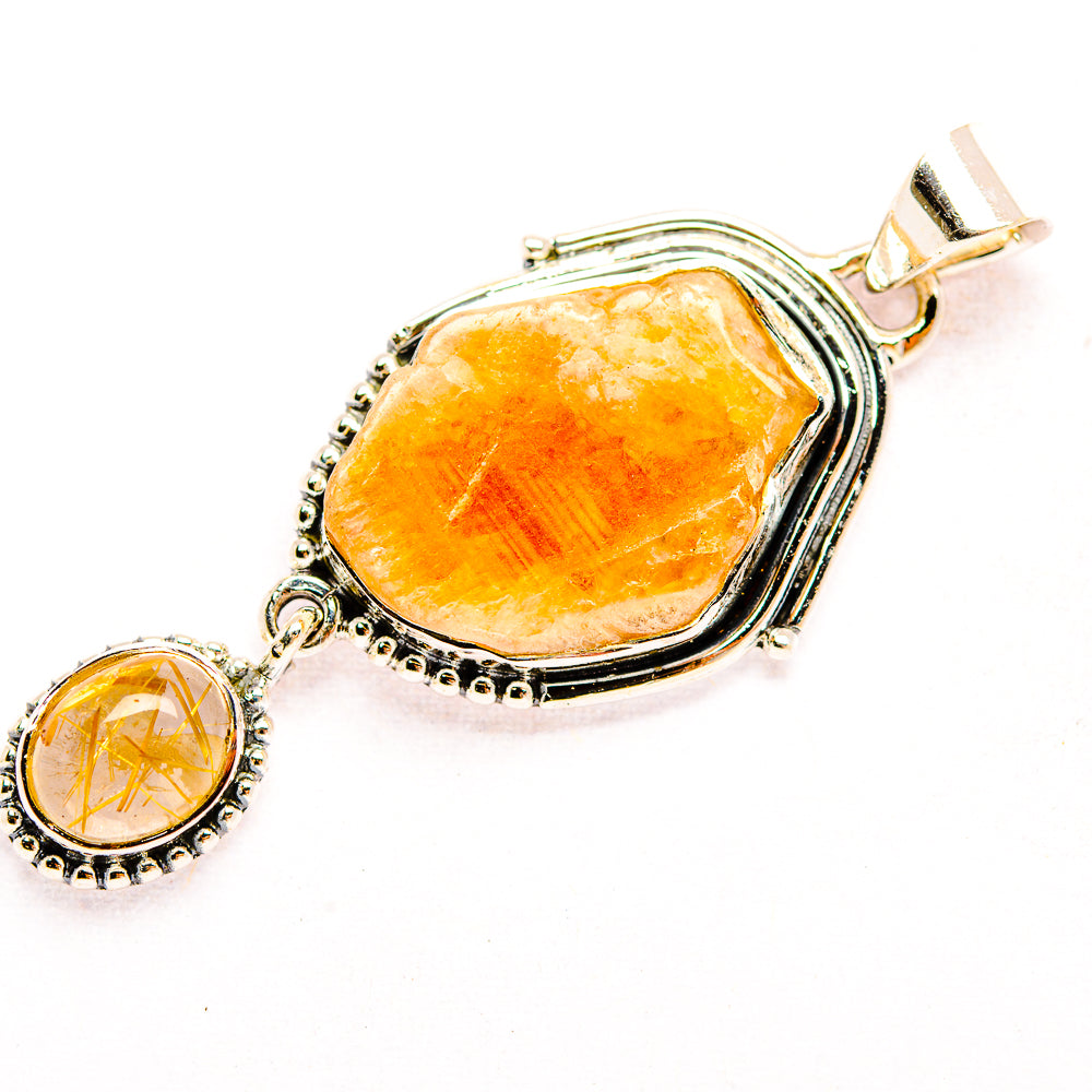 Citrine Pendants handcrafted by Ana Silver Co - PD32228 - Photo 2