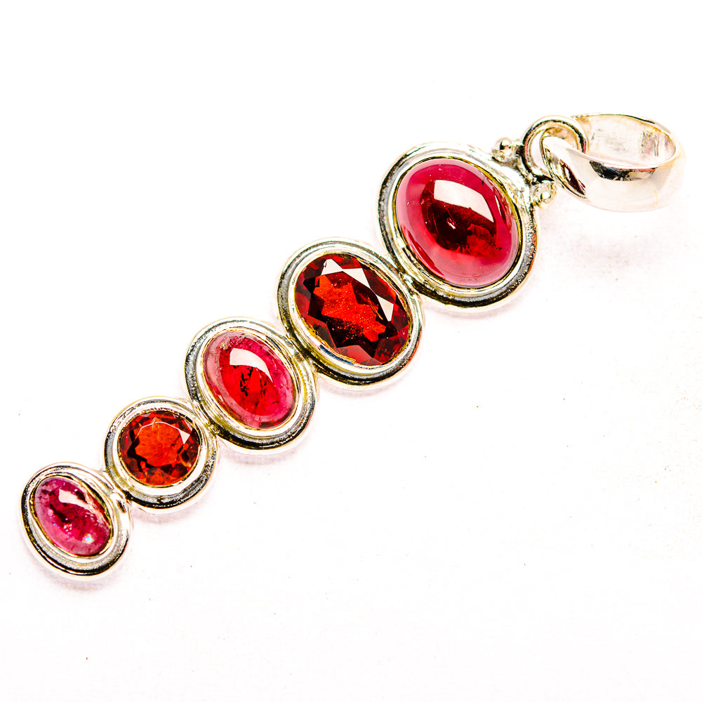 Garnet Pendants handcrafted by Ana Silver Co - PD32229 - Photo 2