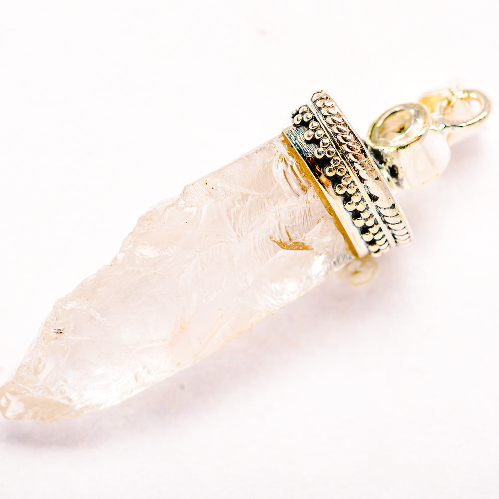 White Quartz Pendants handcrafted by Ana Silver Co - PD32251 - Photo 2