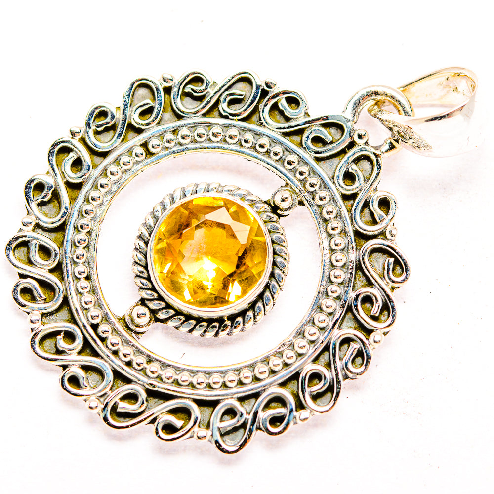 Citrine Pendants handcrafted by Ana Silver Co - PD32259 - Photo 2