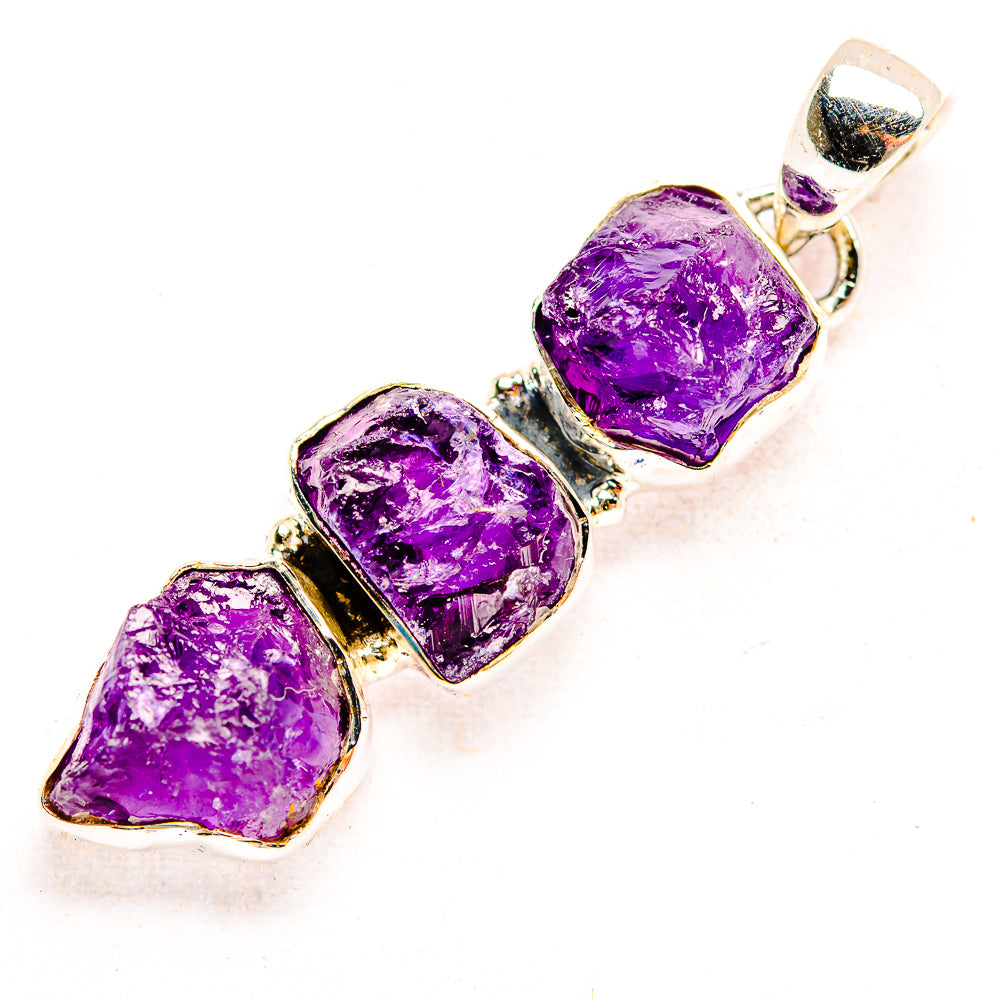 Amethyst Pendants handcrafted by Ana Silver Co - PD32325 - Photo 2