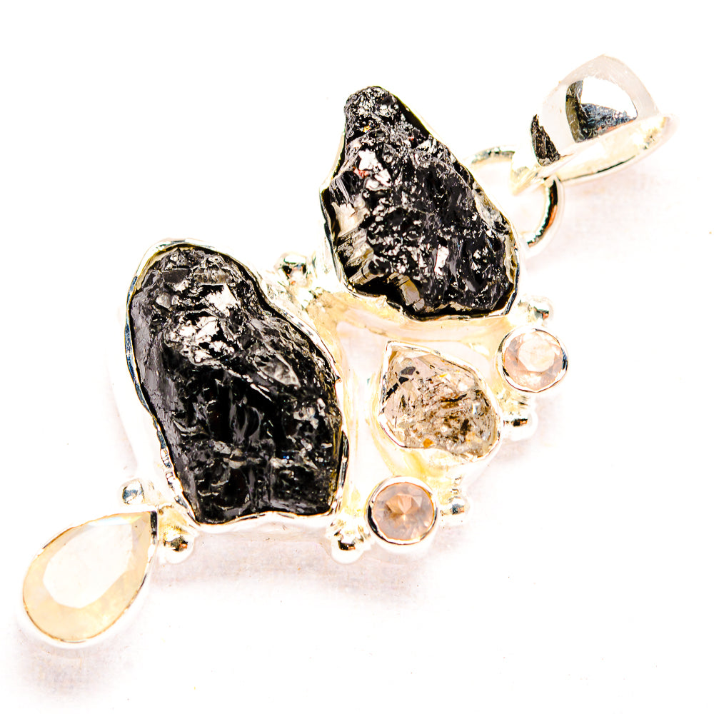 Black Tourmaline Pendants handcrafted by Ana Silver Co - PD32341 - Photo 2