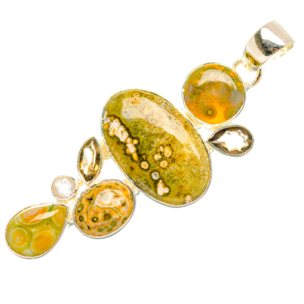 Ocean Jasper Pendants handcrafted by Ana Silver Co - PD32400 - Photo 2